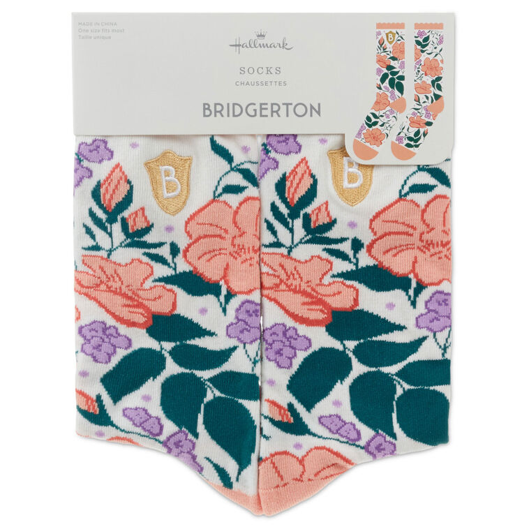 Bridgerton Colorful Floral Socks, , large image number 4