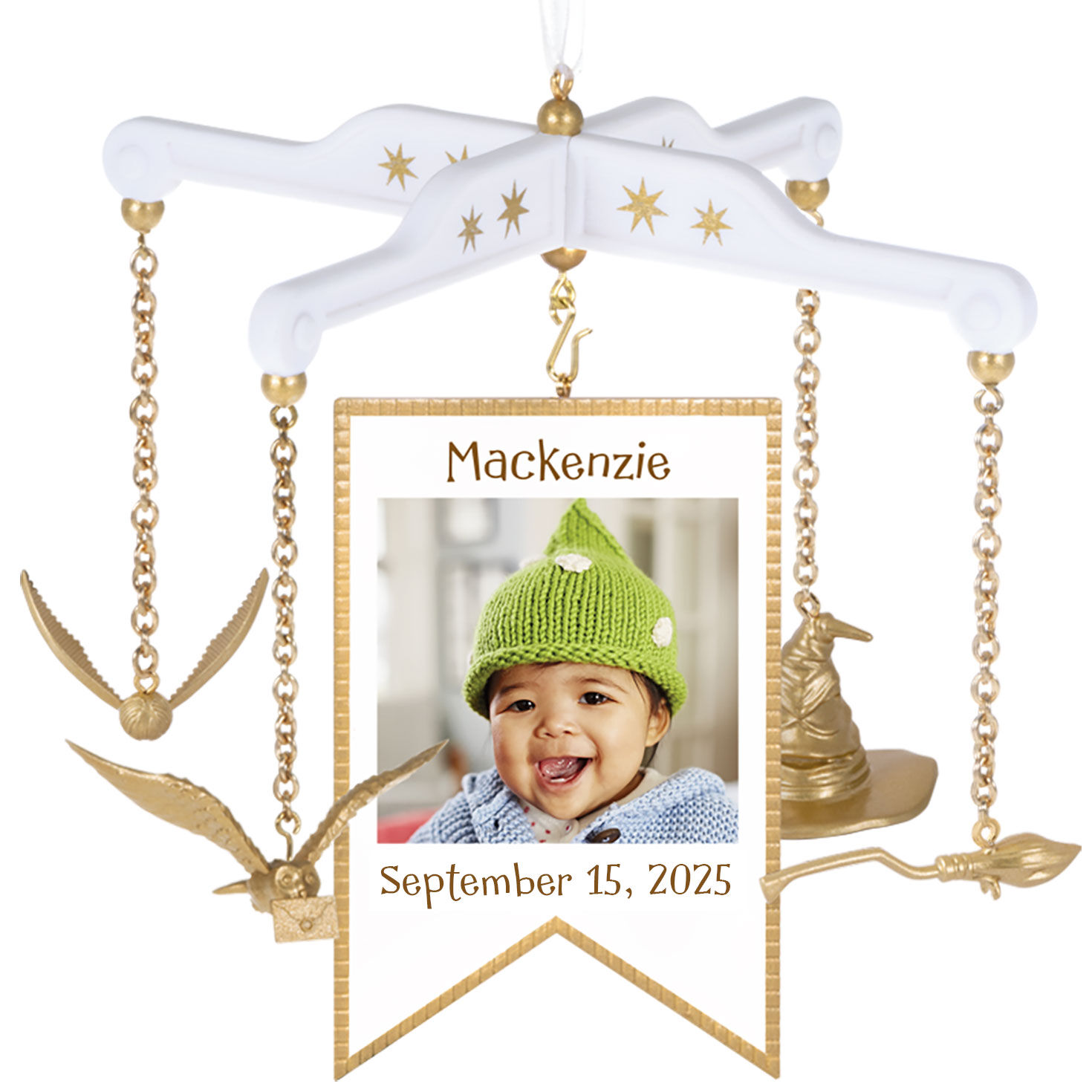 Harry Potter™ Baby Mobile Personalized Ornament, Custom Photo and Text