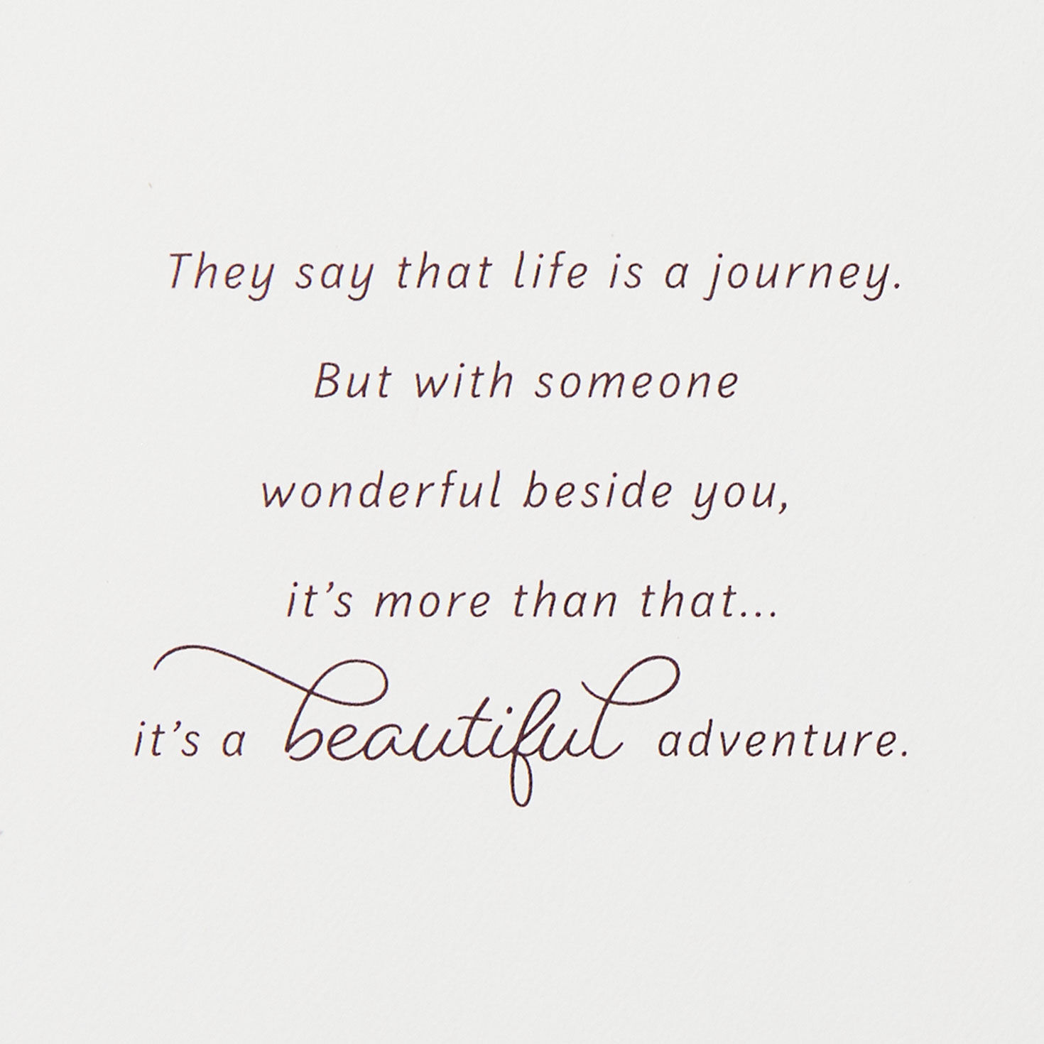 Just Married Car Magnetic Photo Frame Wedding Card Sentiment image number 2