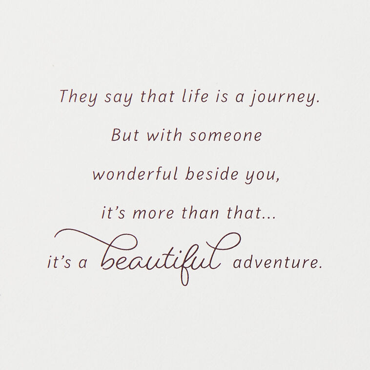 Just Married Car Magnetic Photo Frame Wedding Card Sentiment image number 2