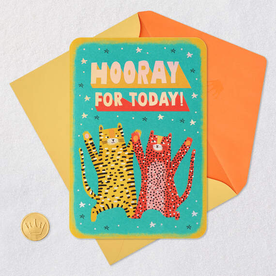 Hooray for Today Congratulations Card, , large image number 5