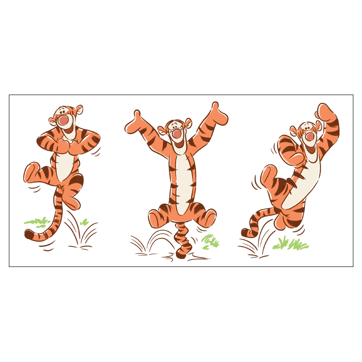 Winnie the Pooh Bouncing Tigger Collector Glass Full glass design  image number 2