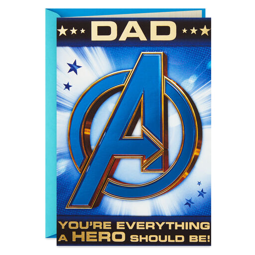 Marvel Avengers Great Adventure Father's Day Card for Dad, 