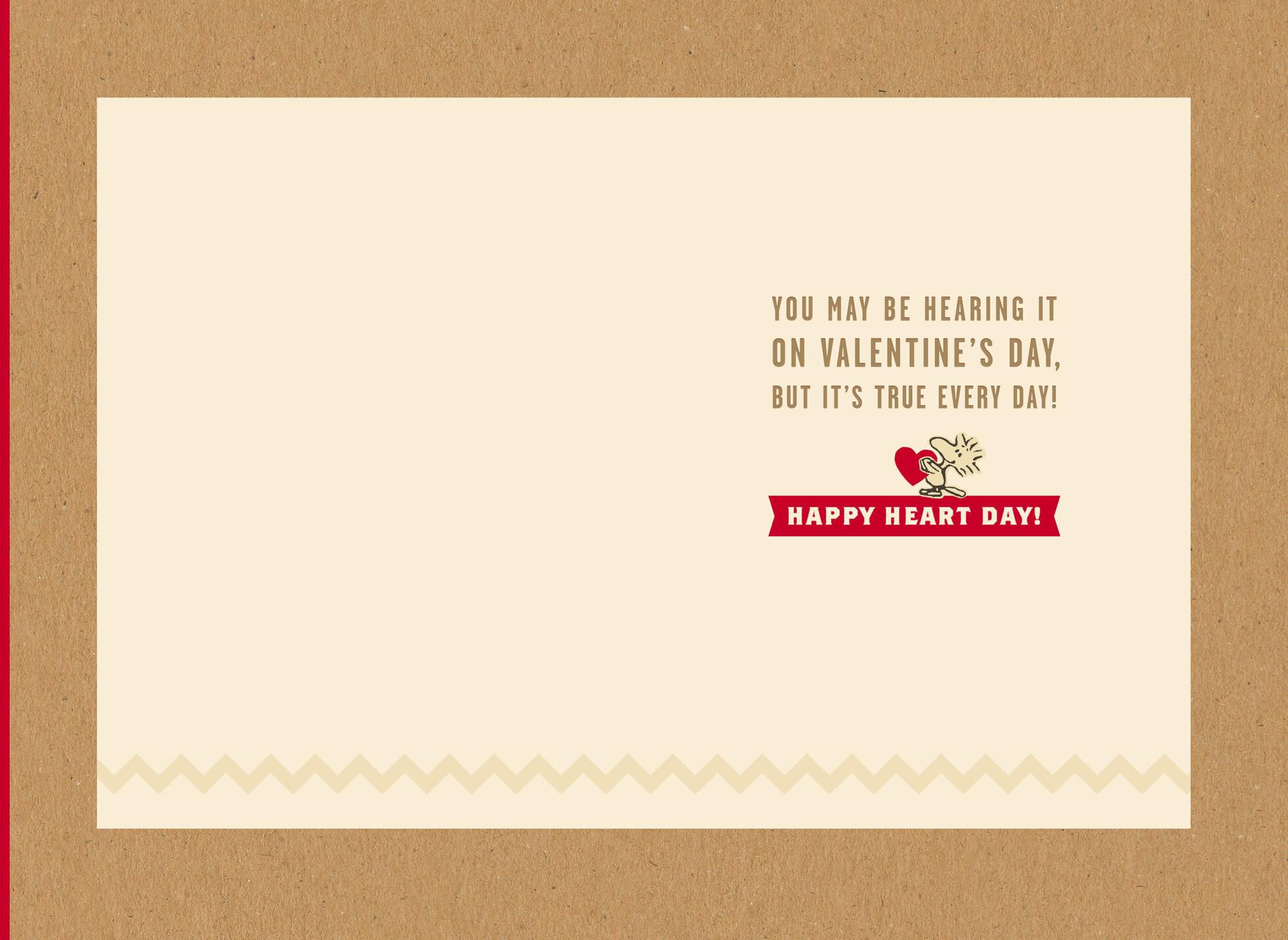 Peanuts® Happy Heart Day Valentine's Day Card for Son