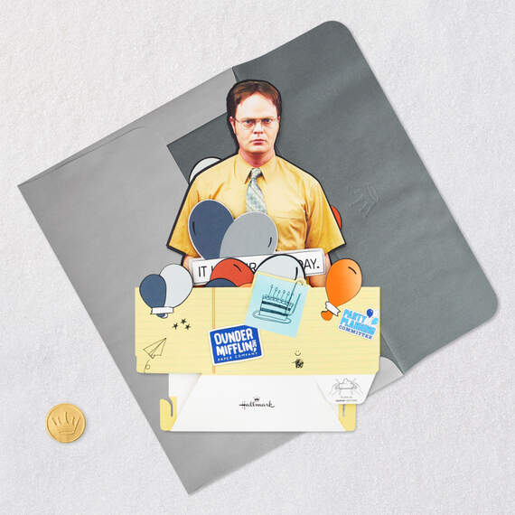 The Office Dwight Schrute It's a Fact 3D Pop-Up Birthday Card, , large image number 5
