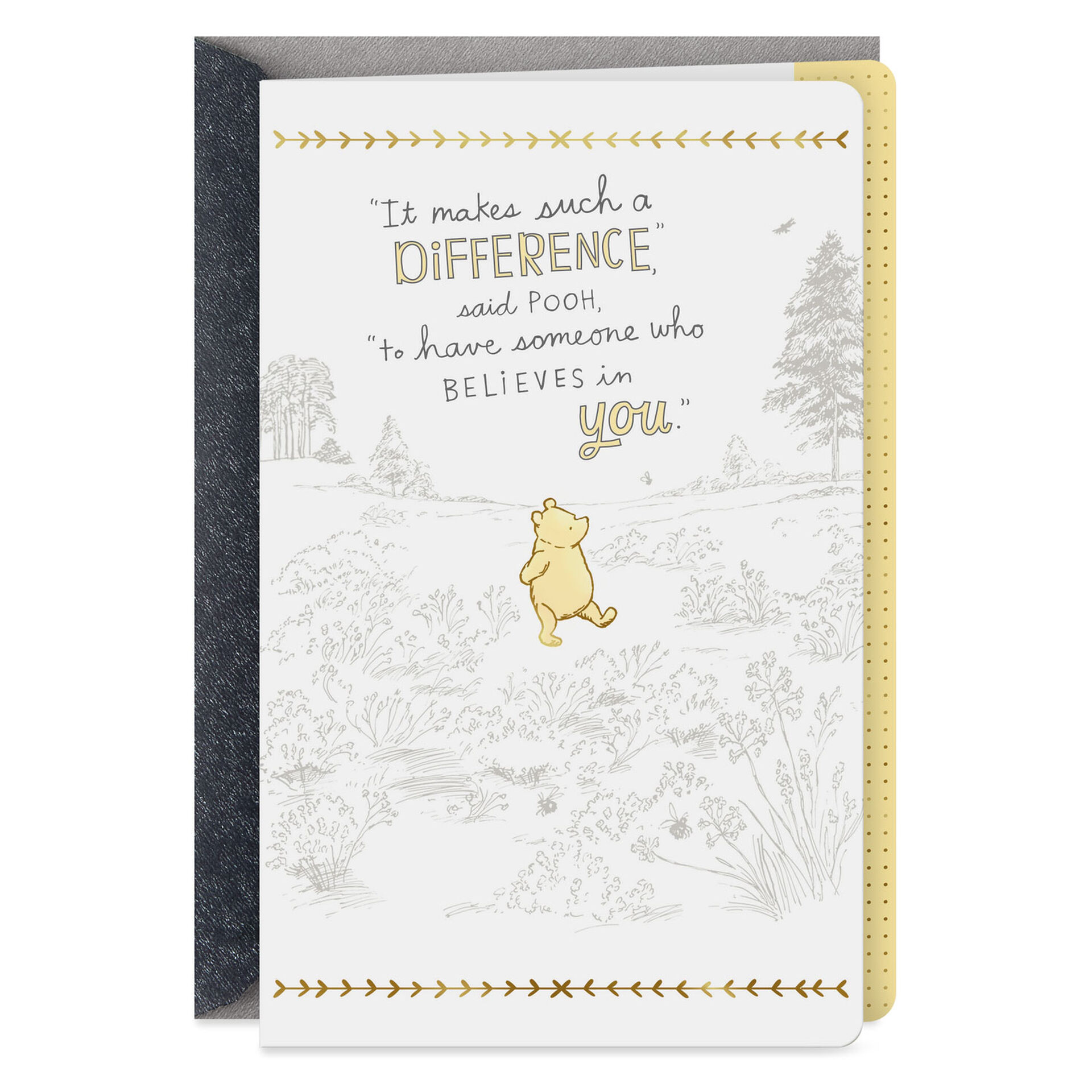 Disney Winnie The Pooh Quote Thank You Card For Teacher Greeting Cards Hallmark