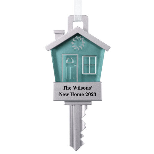 New Home Personalized Metal Ornament, 