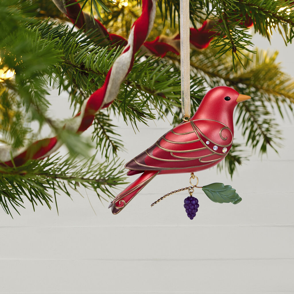 The Beauty Of Birds Summer Tanager Ornament