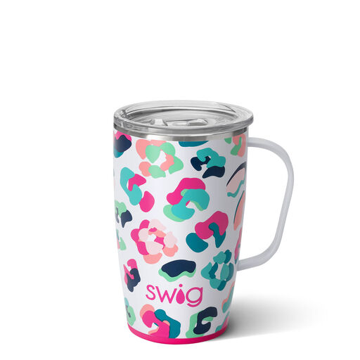 Swig Party Animal Stainless Steel Travel Mug, 18 oz., 