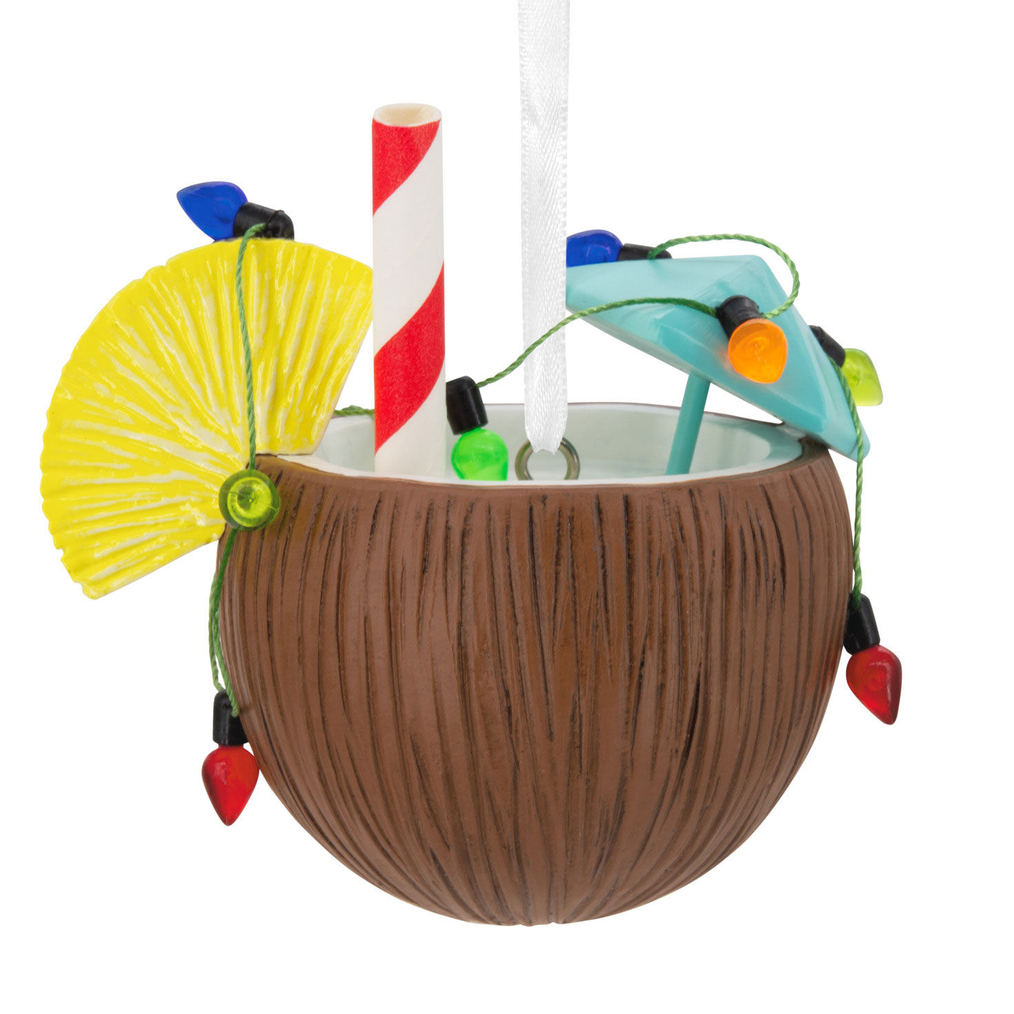 Festive Coconut Cocktail Hallmark Ornament, , large image number 5