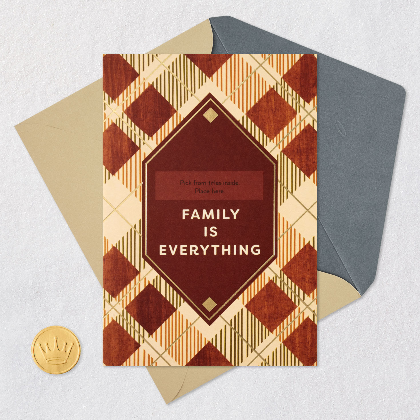 Family Is Everything Customizable Thanksgiving Card With Title Stickers for only USD 4.99 | Hallmark
