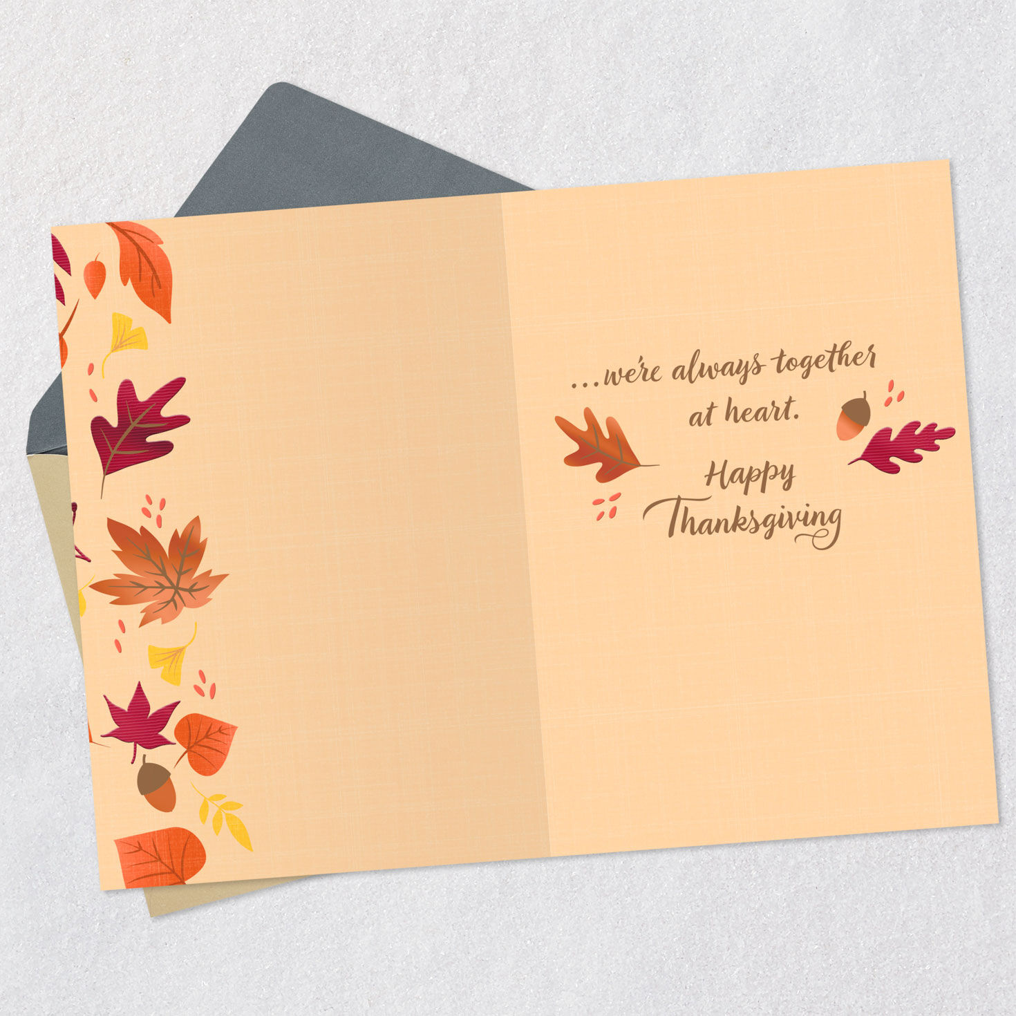 We're Always Together at Heart Thanksgiving Card for only USD 4.29 | Hallmark