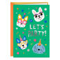 Party Animal Dogs Birthday Card for Kids, , large image number 1