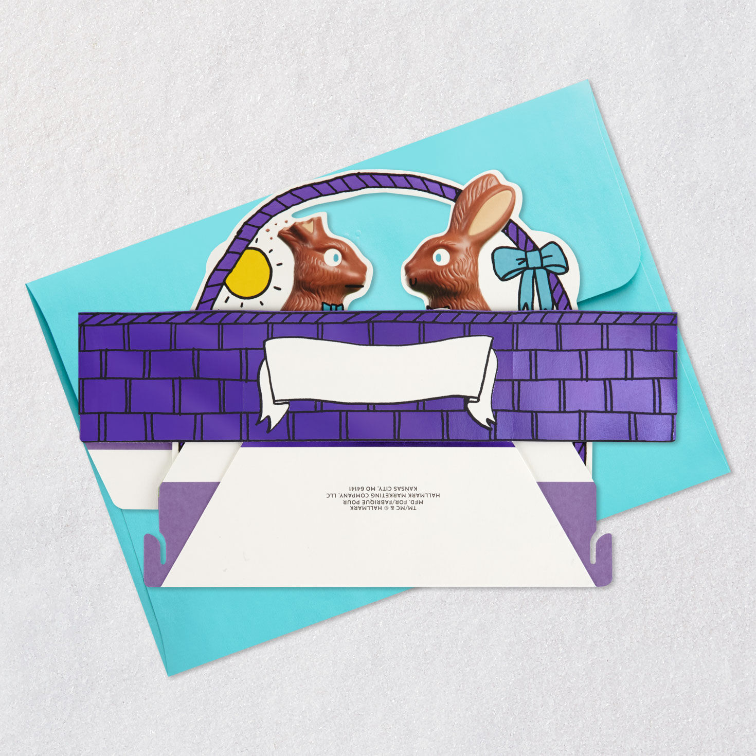 Chocolate Bunnies Funny 3D Pop-Up Easter Card, , large image number 7