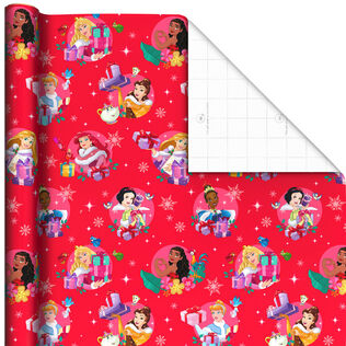 Disney Princesses Jumbo Christmas Wrapping Paper, 70 sq. ft.