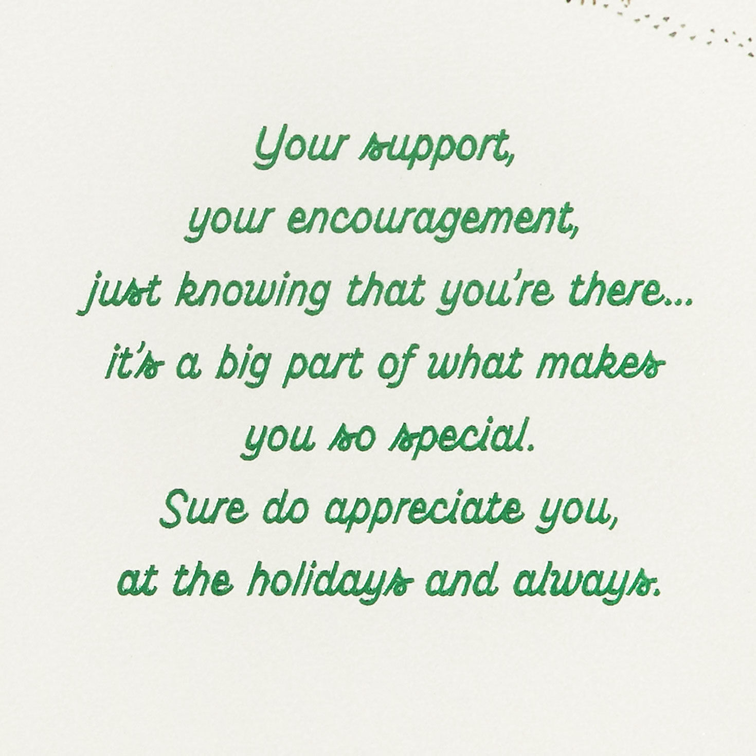 Cabin and Deer in Woods Dad Holiday Card Sentiment image number 2