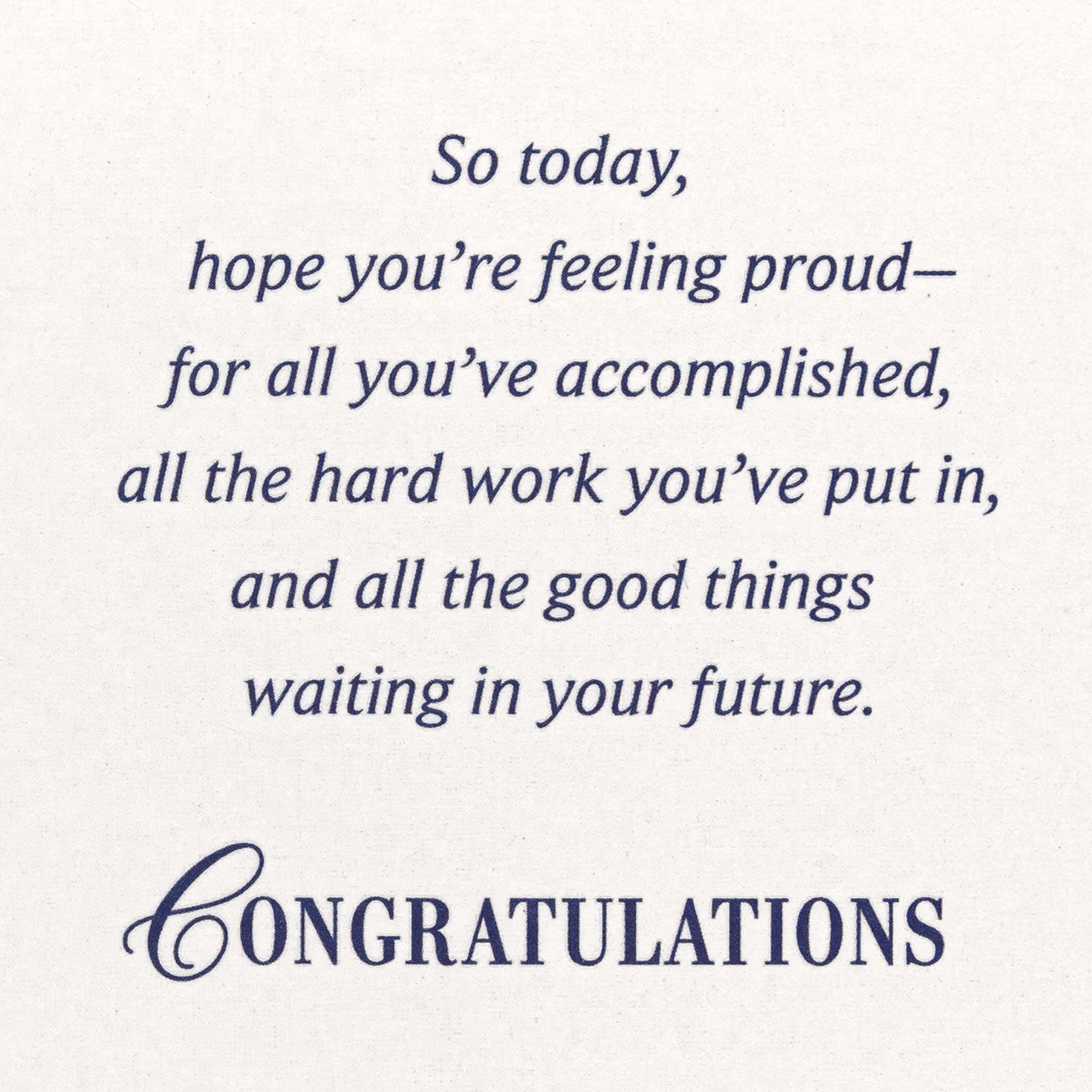 Be Proud Master's Degree Graduation Card, , large image number 2