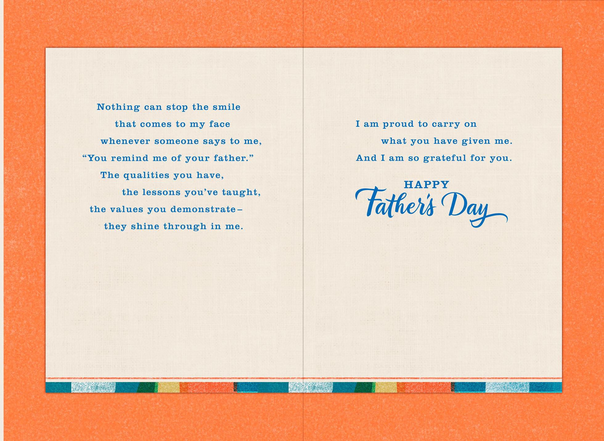 Modern Collage Letters Father's Day Card