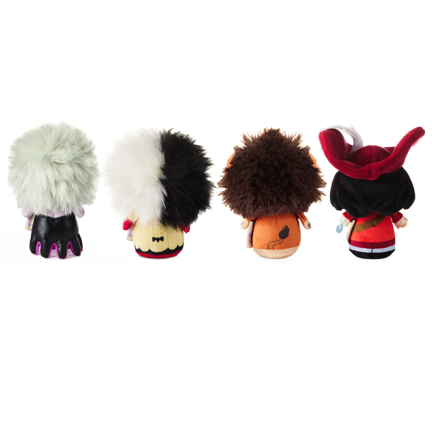 Disney Captain Hook, Ursula, Cruella and Scar Plush back image number 2