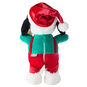 Musical Walking Plush Santa Snoopy With Cookie back image number 2