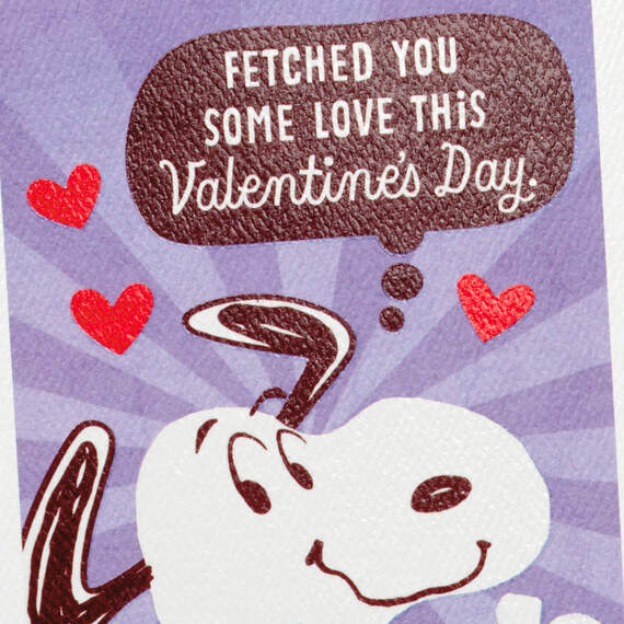 Peanuts® Snoopy Fetched You Some Love Valentine's Day Postcard, , large image number 4