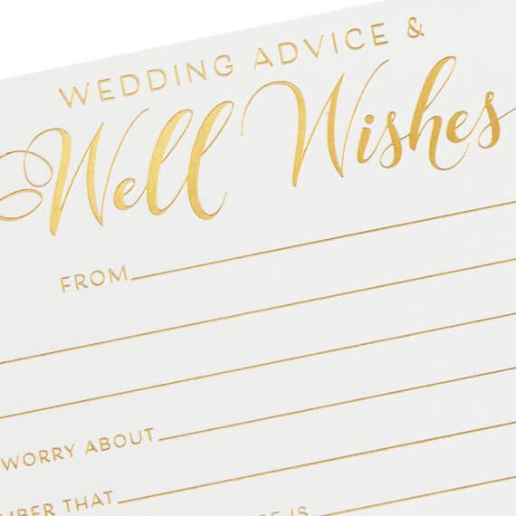 Wedding Advice and Well Wishes Note Cards, Pack of 24, , large image number 3