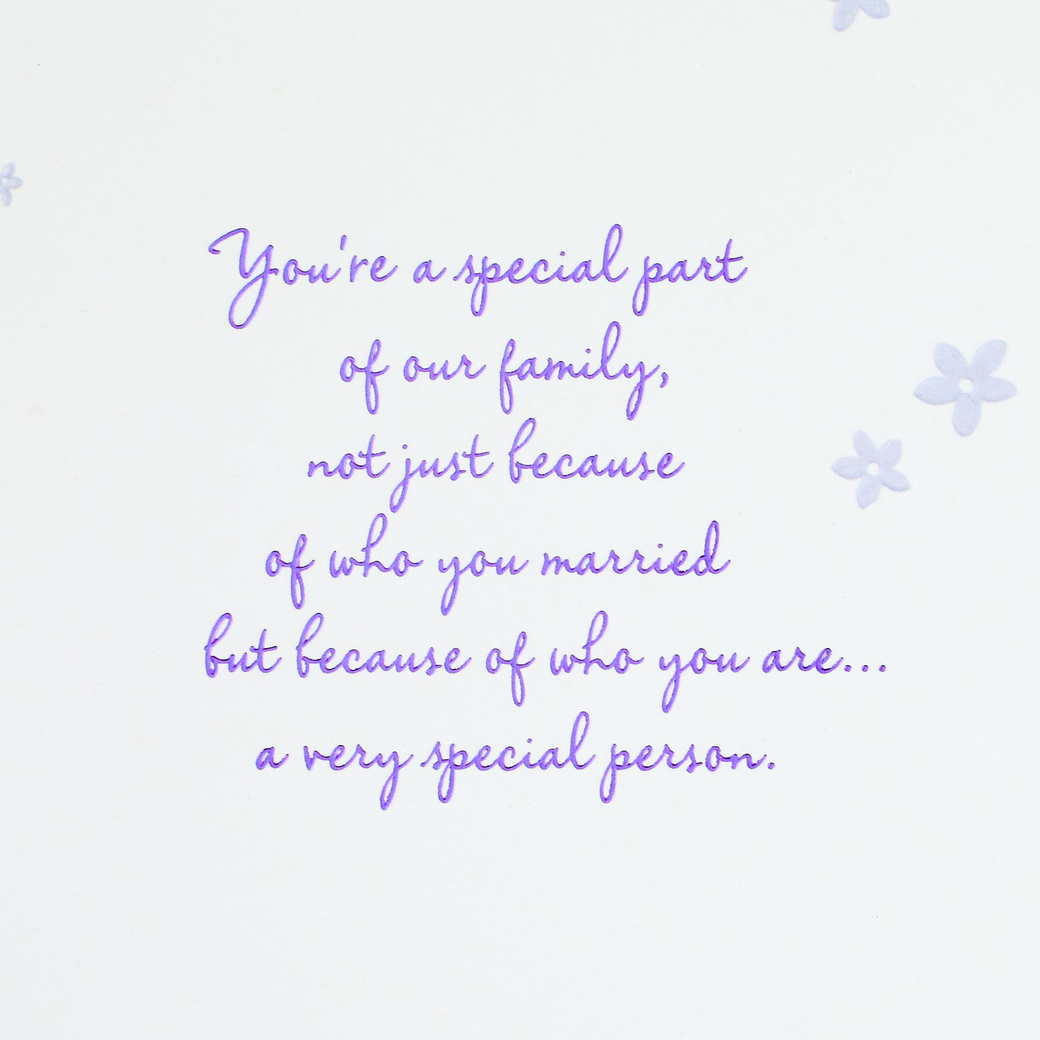 Flowers in Vase Daughter-in-Law Birthday Card Sentiment image number 2