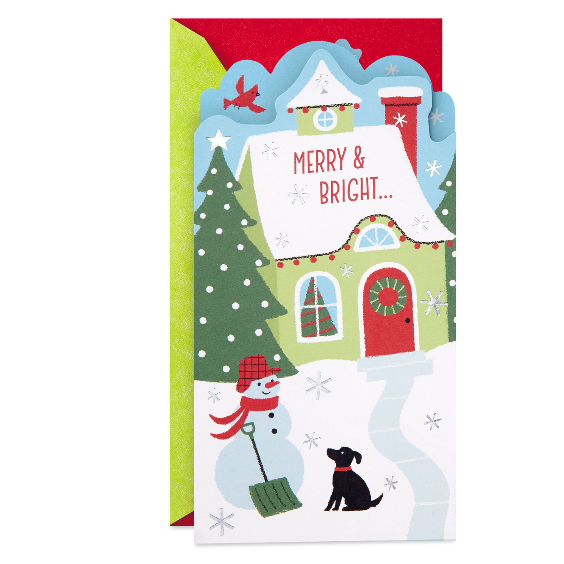 Merry and Bright Money Holder Christmas Card - Greeting Cards - Hallmark