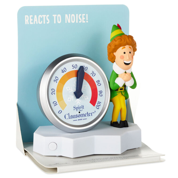 Clausometer Elf Buddy the Elf™ Spirit Clausometer Figurine With Sound - Seasonal ...