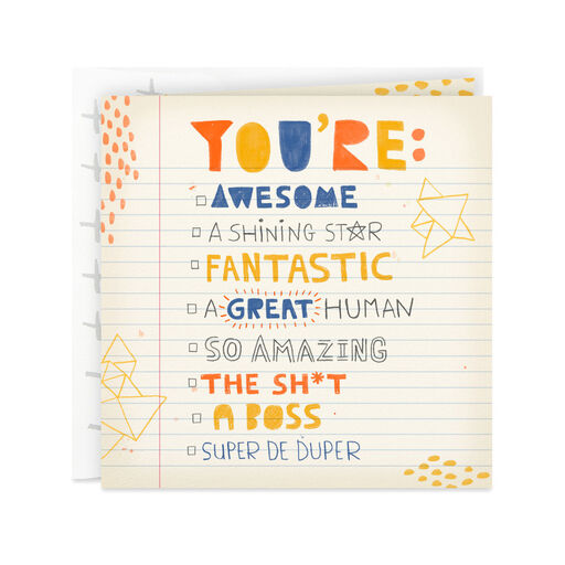 You're Simply the Best! Card, 