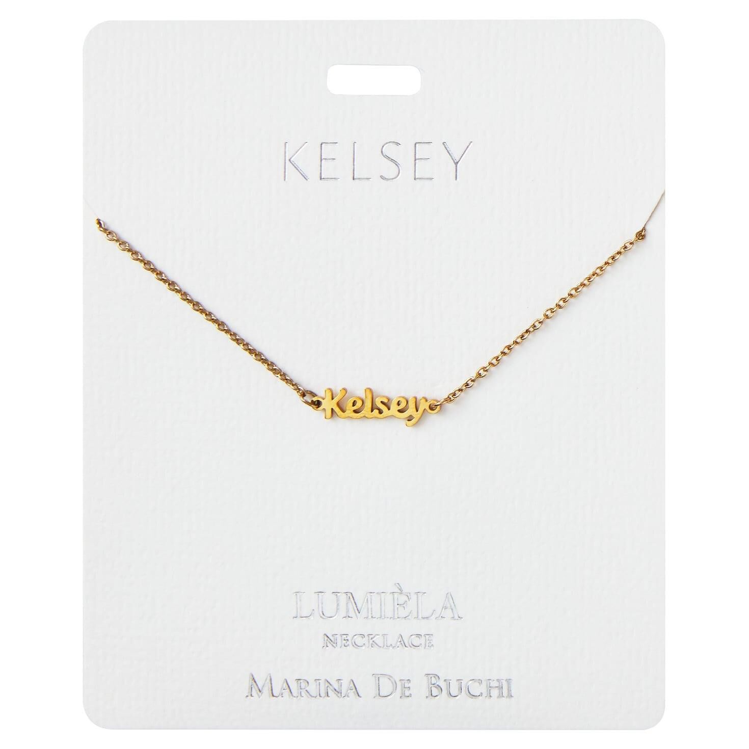 Kayla Script Name Necklace, 20 