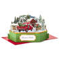 Christmas in Evergreen Vintage Truck 3D Pop-Up Christmas Card, , large image number 1