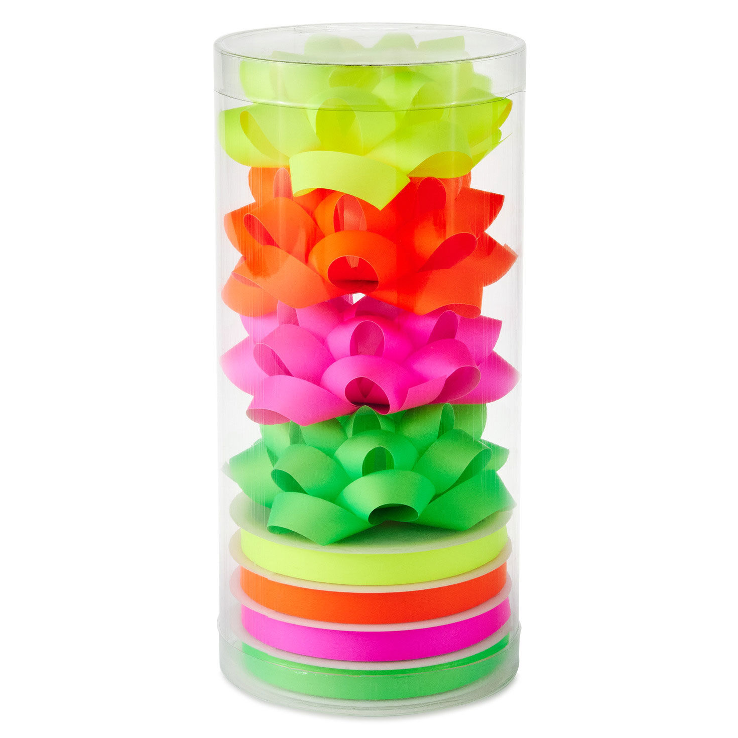 Neon Gift Bows With Matching Ribbons Kit package front image number 6