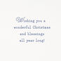 Snowman Blessing Christmas Card for Friend Sentiment image number 2