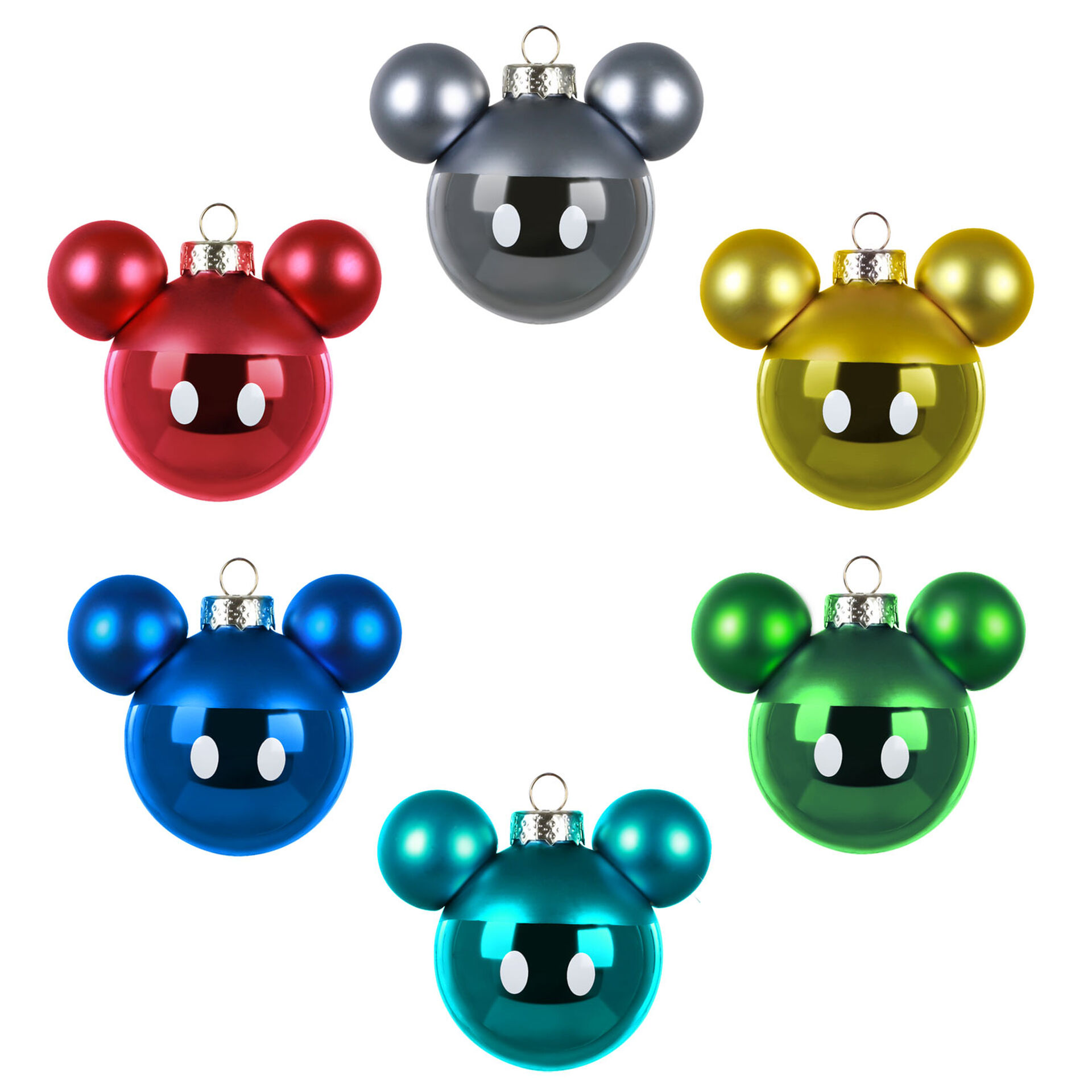2021 Disney Mickey Mouse Ornament Set Mickey Mouse Ornaments Ornament Set Mickey Mouse Silhouette