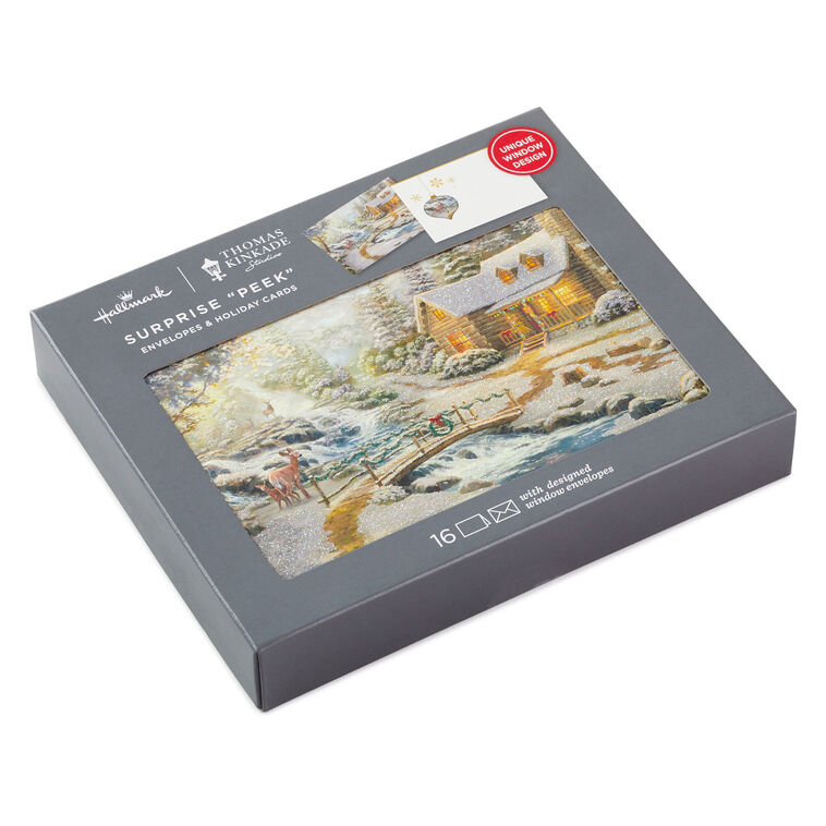 Thomas Kinkade Places Like Home Boxed Christmas Cards, Pack of 16