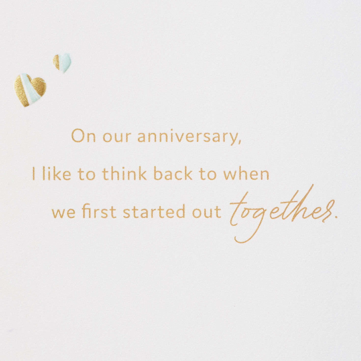 I Love You More Romantic Anniversary Card Sentiment image number 2