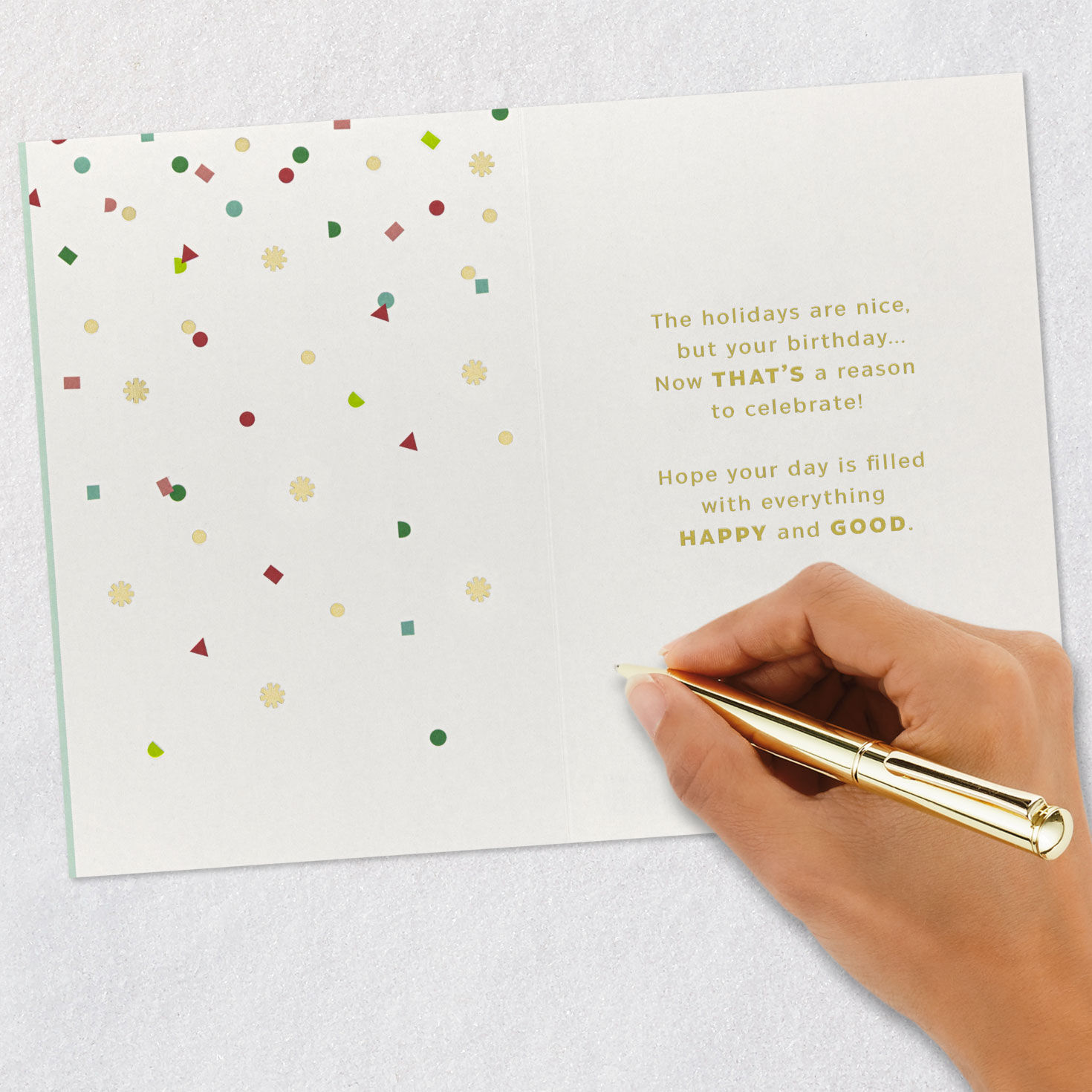 A Reason to Celebrate Christmas Birthday Card, , large image number 6