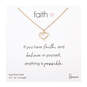 Roman Gold Cross Heart Necklace for Kids, , large image number 2