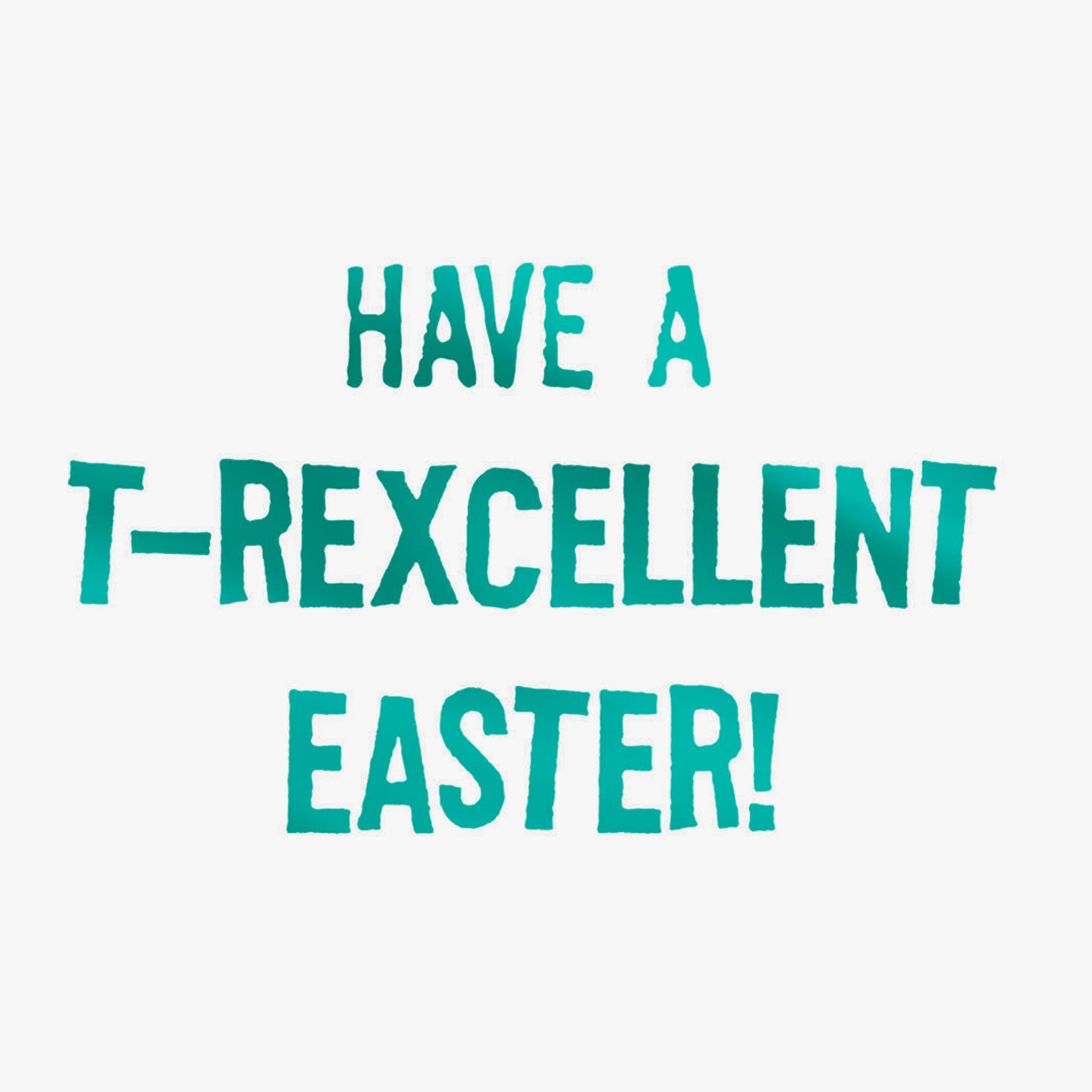 T-Rex Dinosaur Easter Card for Kids, , large image number 2