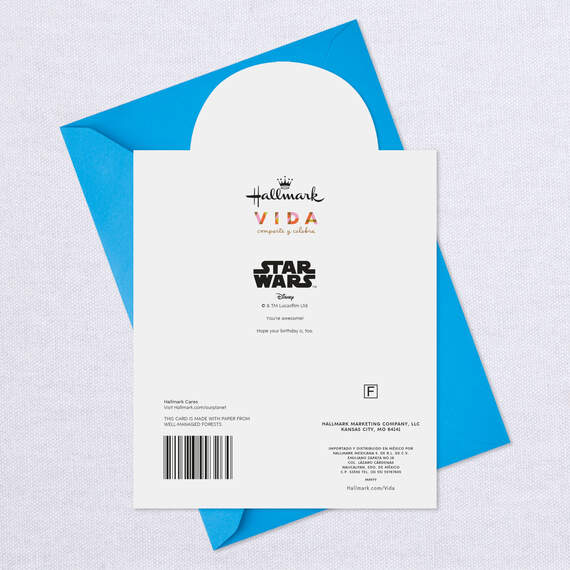 Star Wars™ R2-D2™ Spanish-Language Birthday Card, , large image number 7