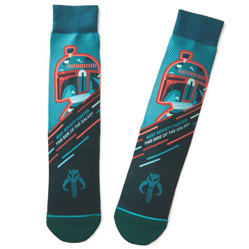 Star Wars™ Boba Fett™ Best Bounty Hunter Novelty Crew Socks, 