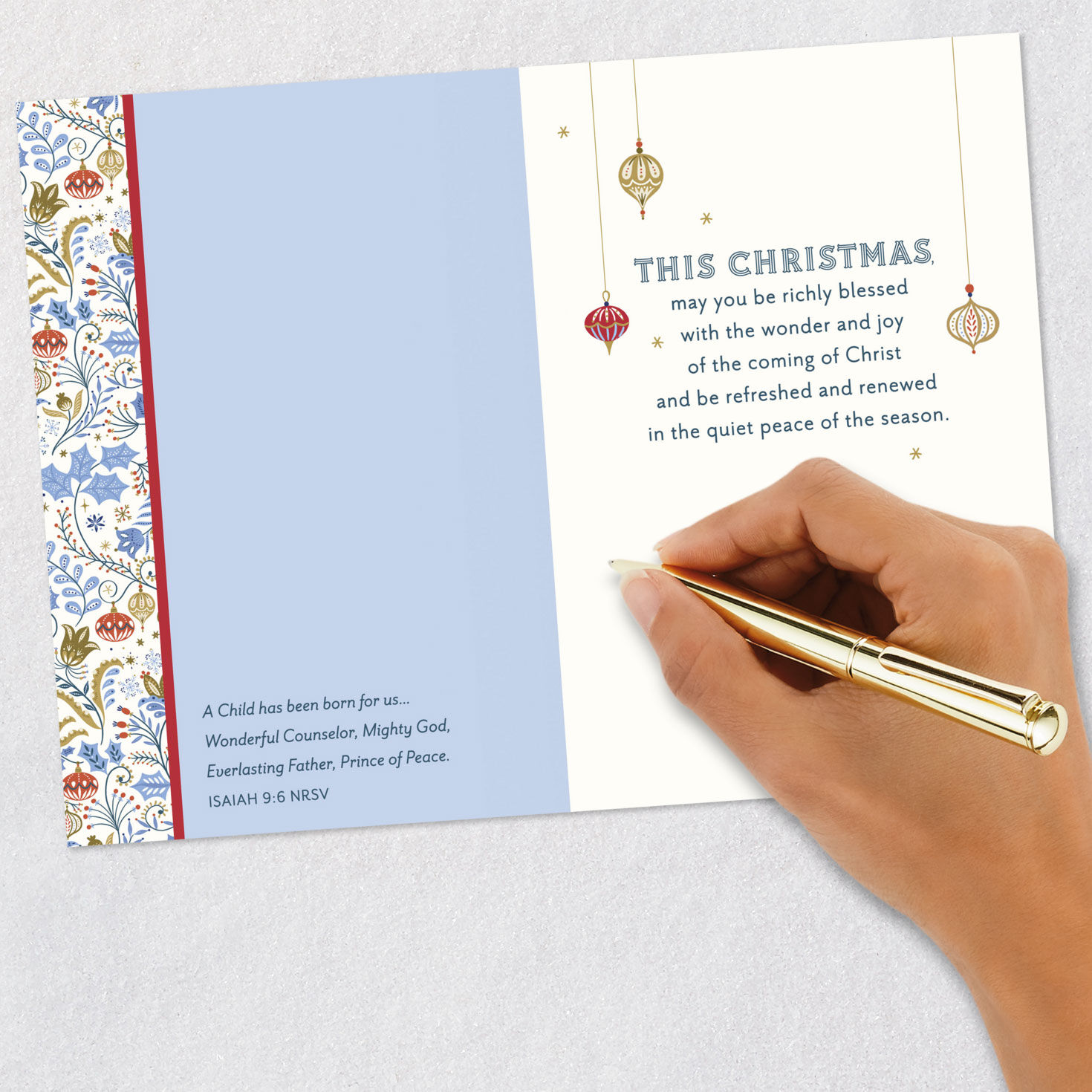 Blessings of the Season Religious Christmas Card for Priest, , large image number 7