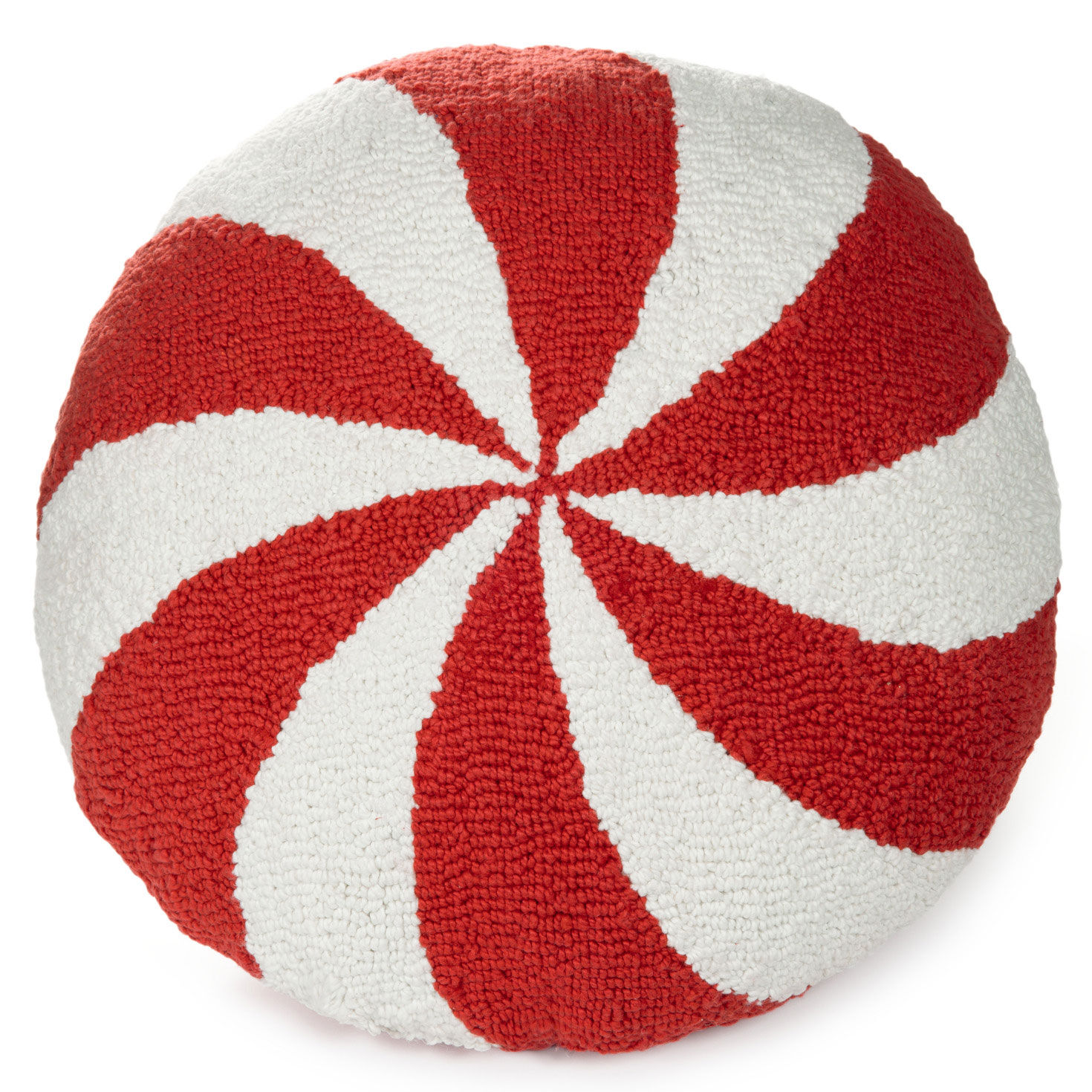 Peppermint Candy Throw Pillow, 16"