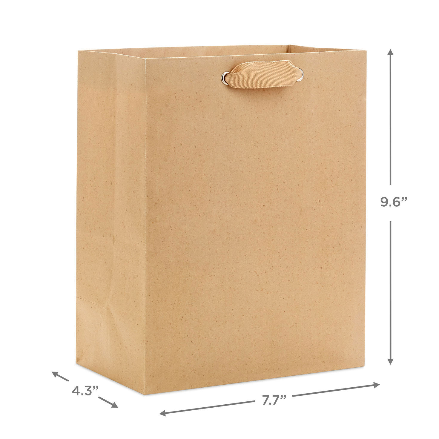 Kraft Medium Gift Bag measurement image number 3