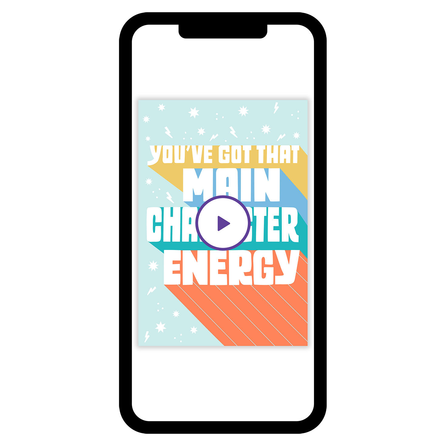 Main Character Energy eCard