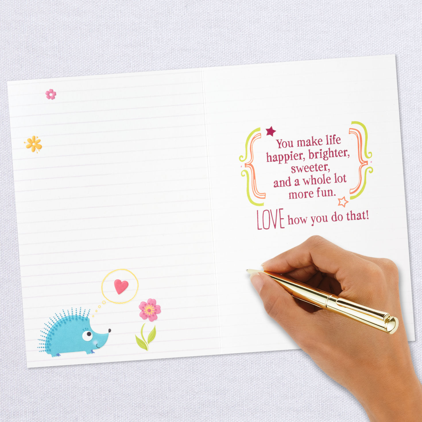Happier, Brighter and Sweeter Birthday Card for Granddaughter for only USD 3.99 | Hallmark
