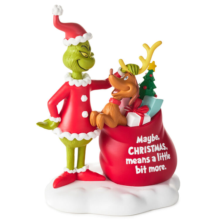 Dr. Seuss's How the Grinch Stole Christmas!™ Grinch and Max Figurine, 5.5"