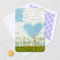 Heart in Blue Sky Encouragement Card Card Front with Envelope and Gold Seal image number 5