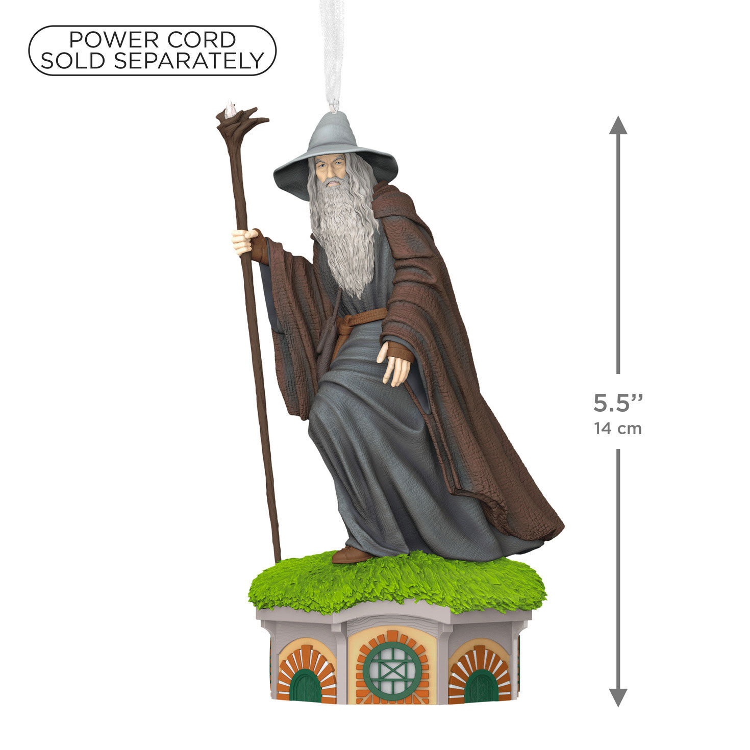 Lord of the Rings Gandalf Keepsake Ornament measurement image number 3